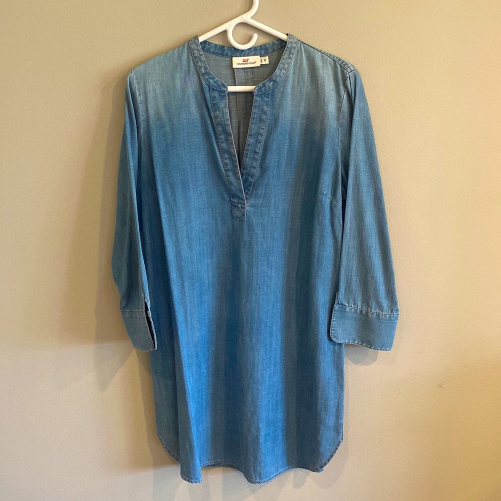 Vineyard Vines chambray tunic dress